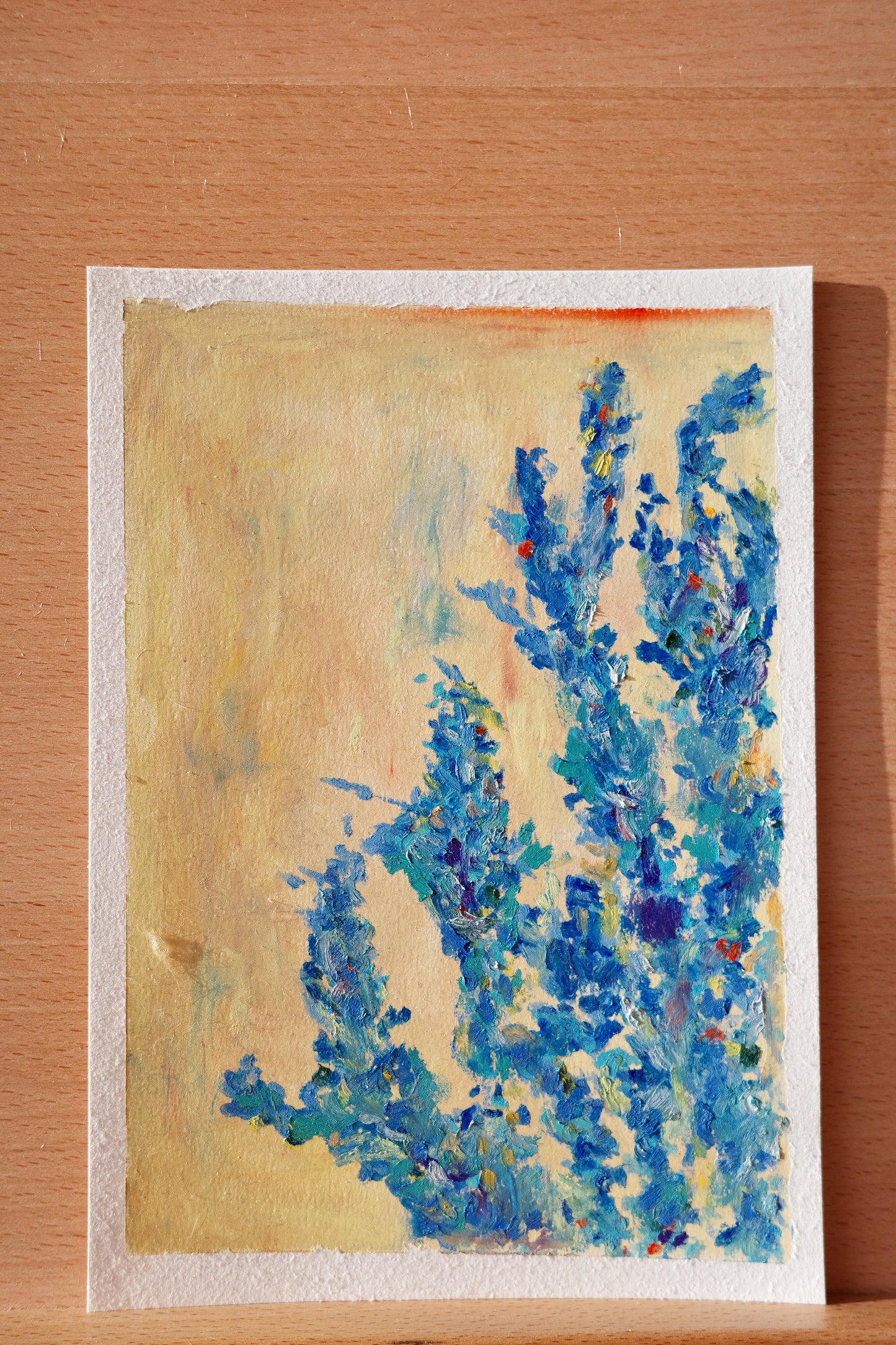 Summer Field , Oil pastel, Visual artwork, Painting, Art, Abstract, Gift