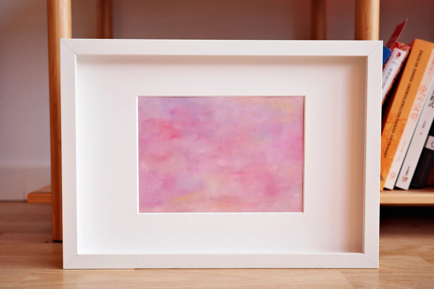 Soft Embrace, Oil pastel, Visual artwork, Painting, Art, Abstract, Gift