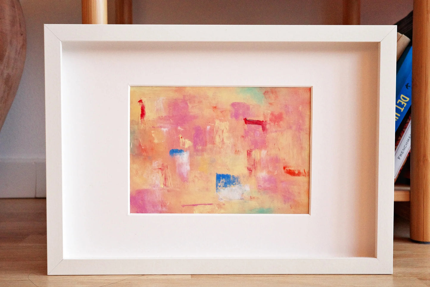 Sunset Cityscape, Oil pastel, Visual artwork, Painting, Art, Abstract, Gift