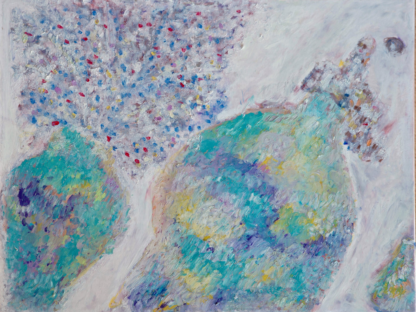 Vase, Oil pastel, Visual artwork, Painting, Art, Abstract, Gift