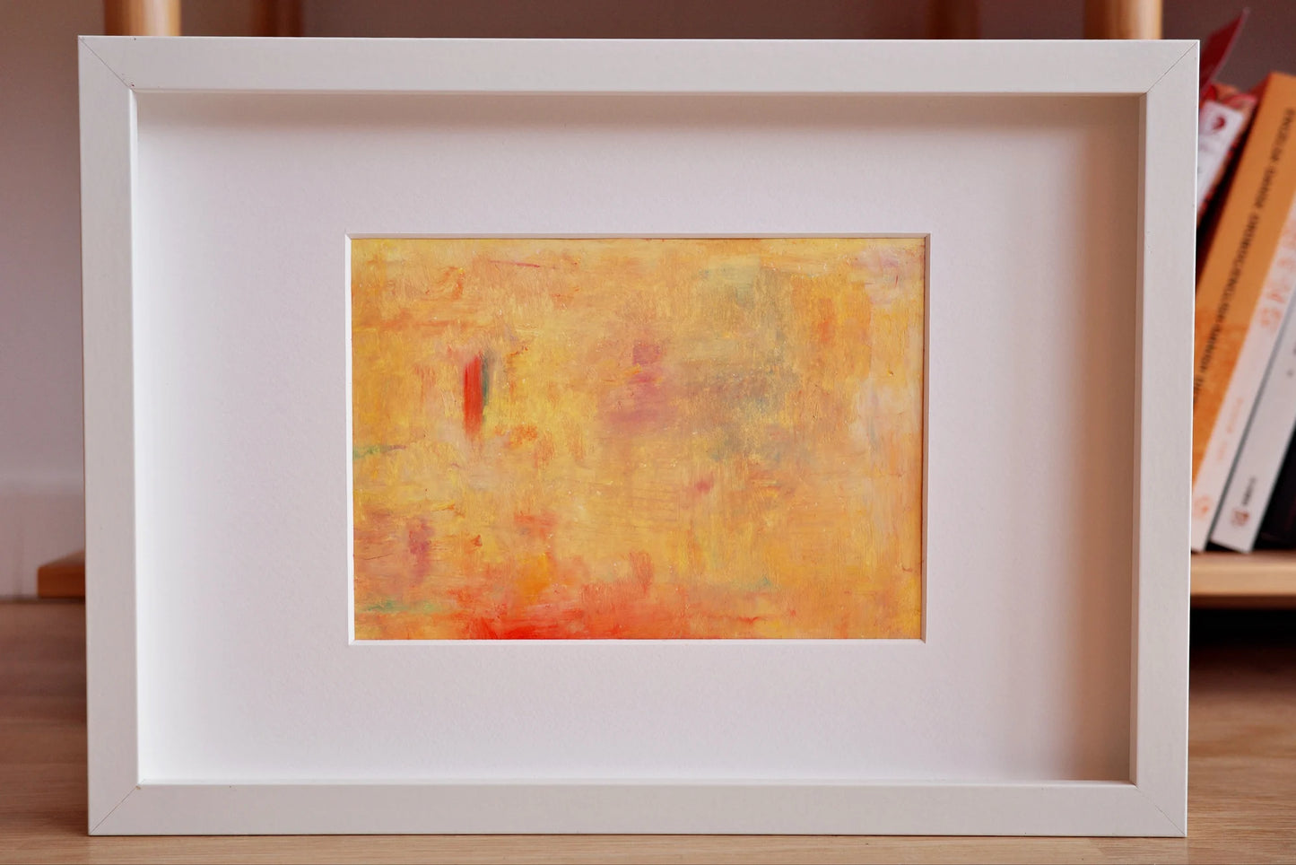 Sunlit Path, Oil pastel, Visual artwork, Painting, Art, Abstract, Gift