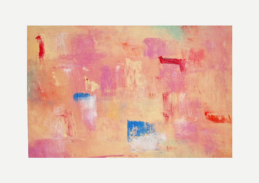 Sunset Cityscape, Oil pastel, Visual artwork, Painting, Art, Abstract, Gift