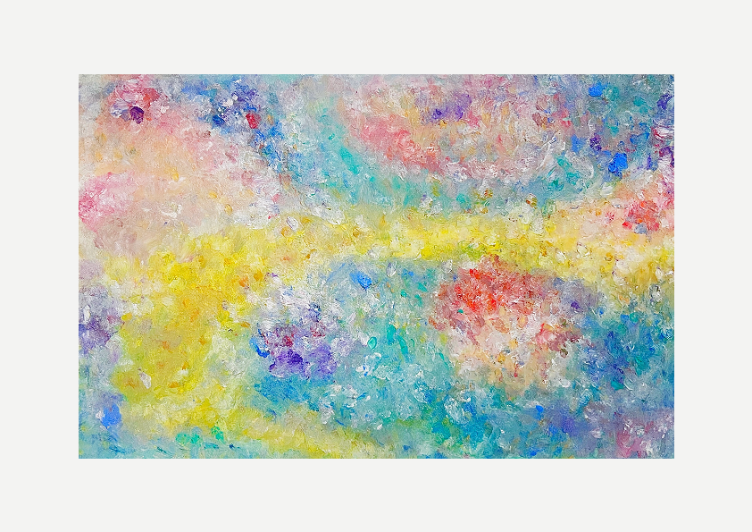 Bridge, Oil pastel, Visual artwork, Painting, Art, Abstract, Gift