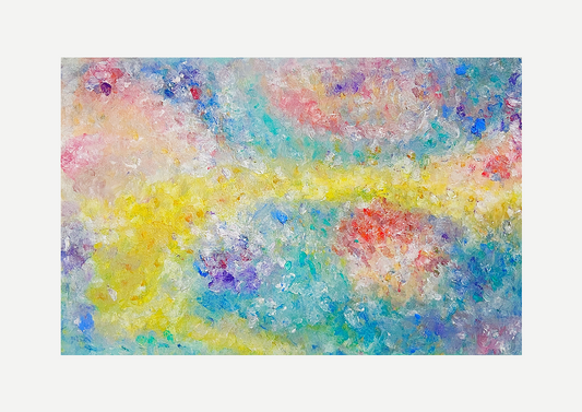 Bridge, Oil pastel, Visual artwork, Painting, Art, Abstract, Gift