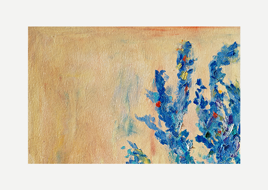 Summer Field , Oil pastel, Visual artwork, Painting, Art, Abstract, Gift