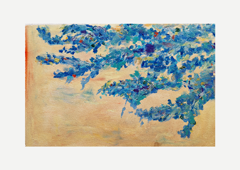 Summer Field , Oil pastel, Visual artwork, Painting, Art, Abstract, Gift