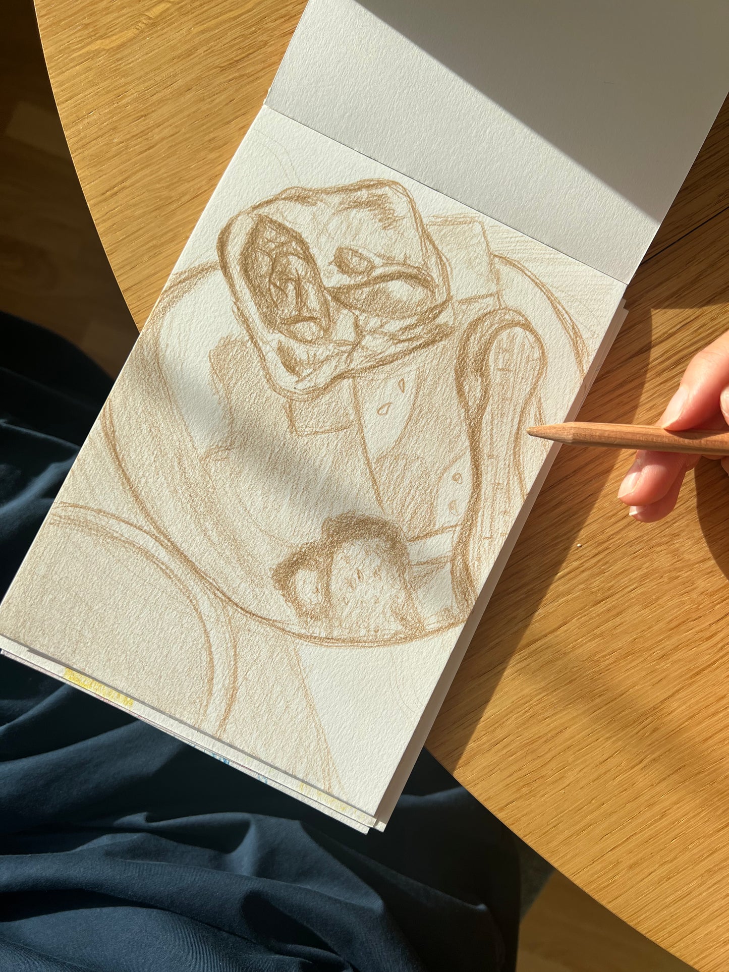 Sourdough sketches, art, visual work, sketching, color pencil