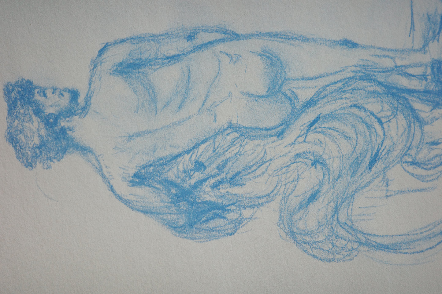 Greek actor, art, visual work, sketching, pastel pencil